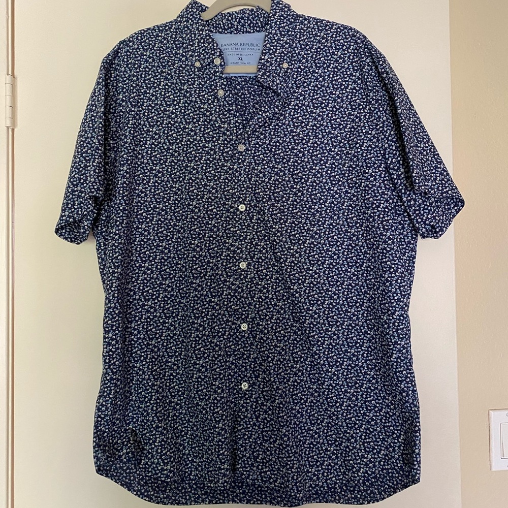 Banana Republic casual button down slim flit XL